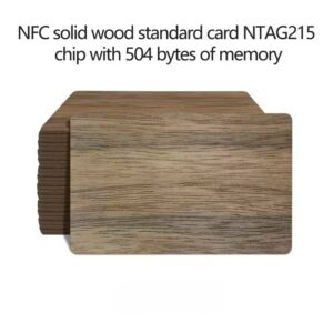 13.56MHz NFC215 Koka vizītkarte