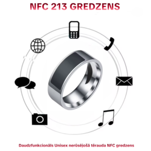Viedais gredzens Ntag213 NFC 8mm