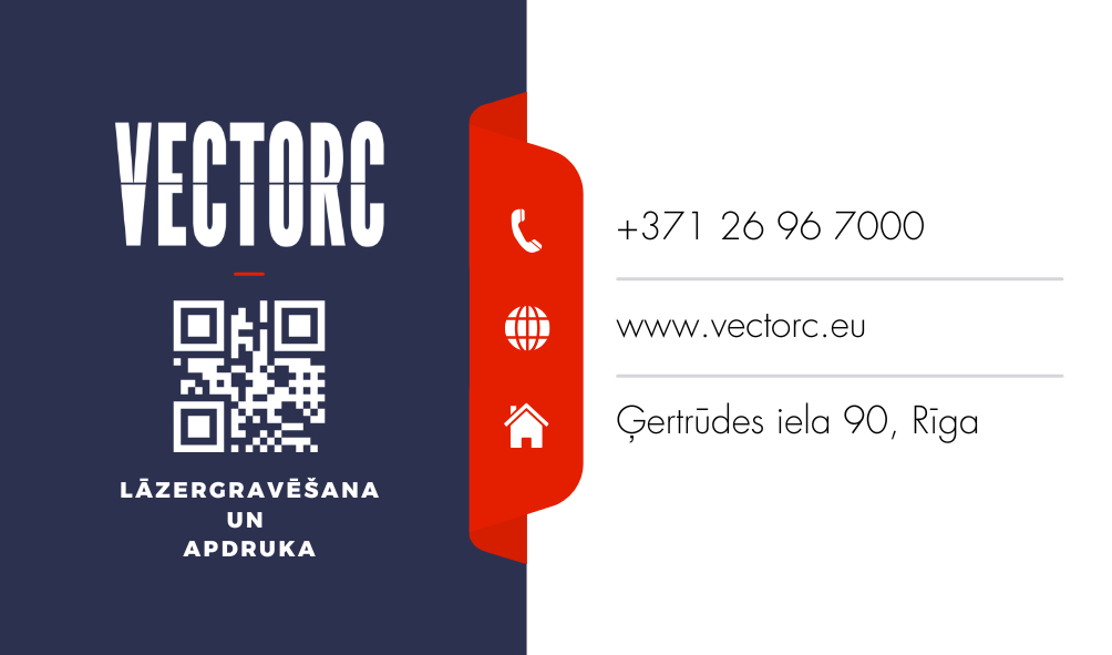 PVC divpusēja karte aizmugure