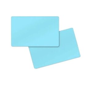 Gaiši zilas (Light Blue) PVC kartes