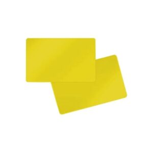 Dzeltenas (Yellow) PVC kartes
